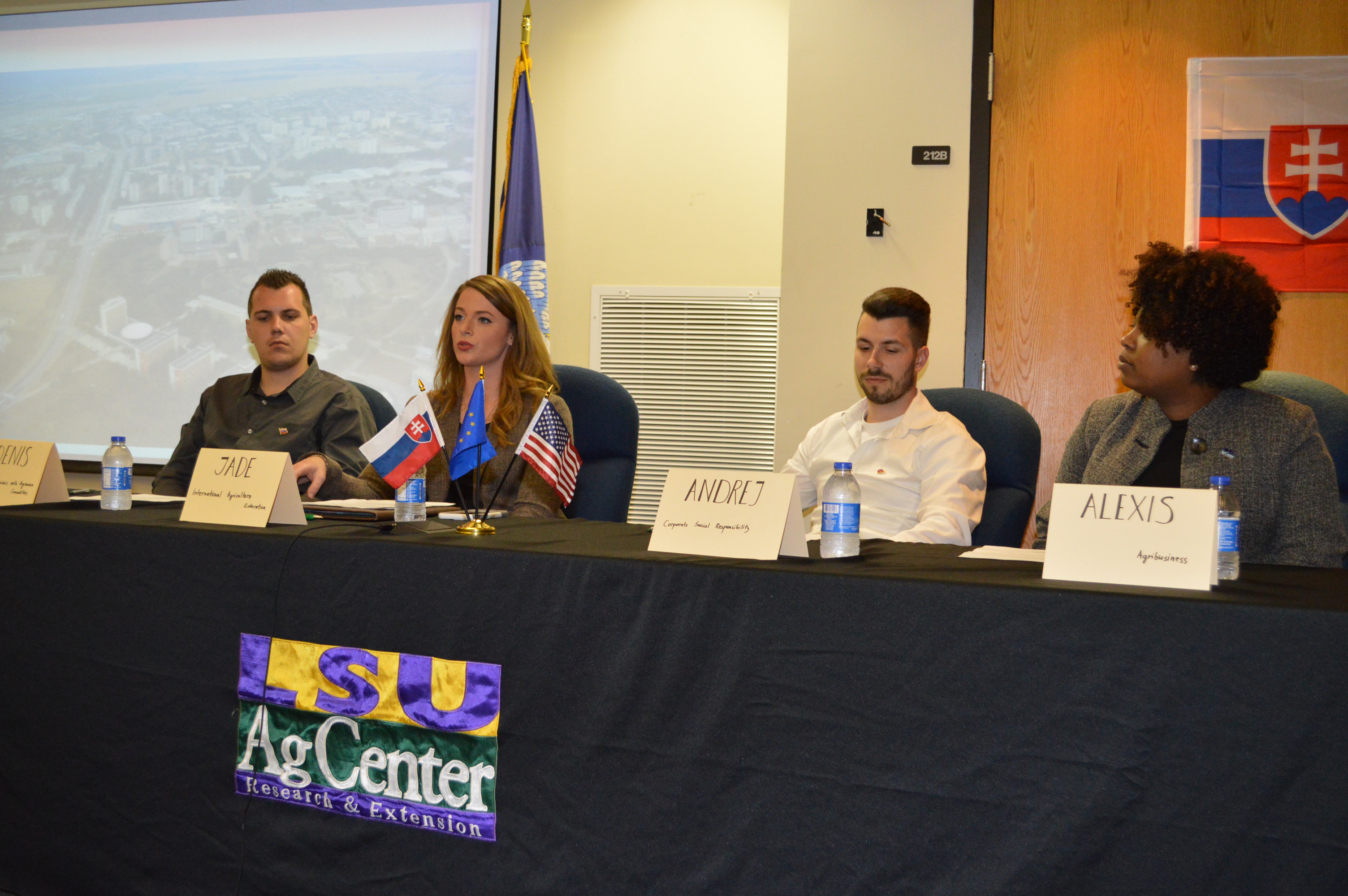 Slovak students visit LSU, learn about Louisiana agriculture
